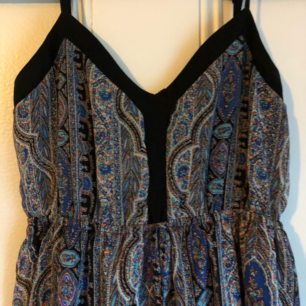 Paisley maxi dress